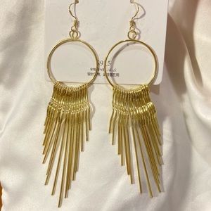 NEW Gold Long Earrings